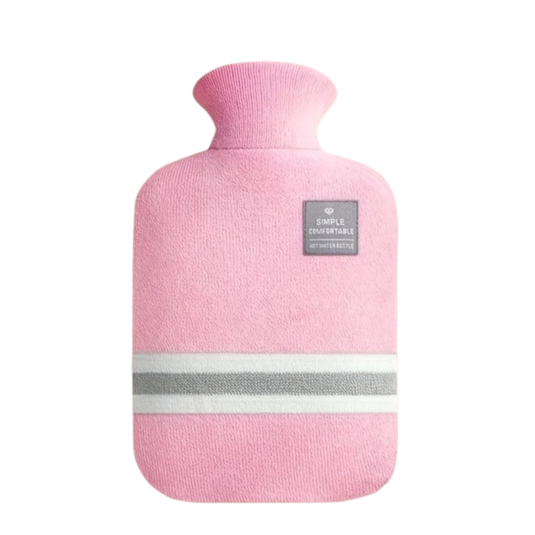 Kruik met Gebreide Hoes 1 Liter – Warmhoudend Comfort voor Buik en Voeten Langdurige Warmte Ontspanning | Sulvida