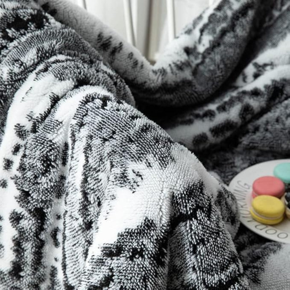 Dubbelzijdige Woonplaid Fluweel en Sherpa - Zacht & Warm Dekkleed - Decoratief Textiel voor Bed en Bank | Sulvida