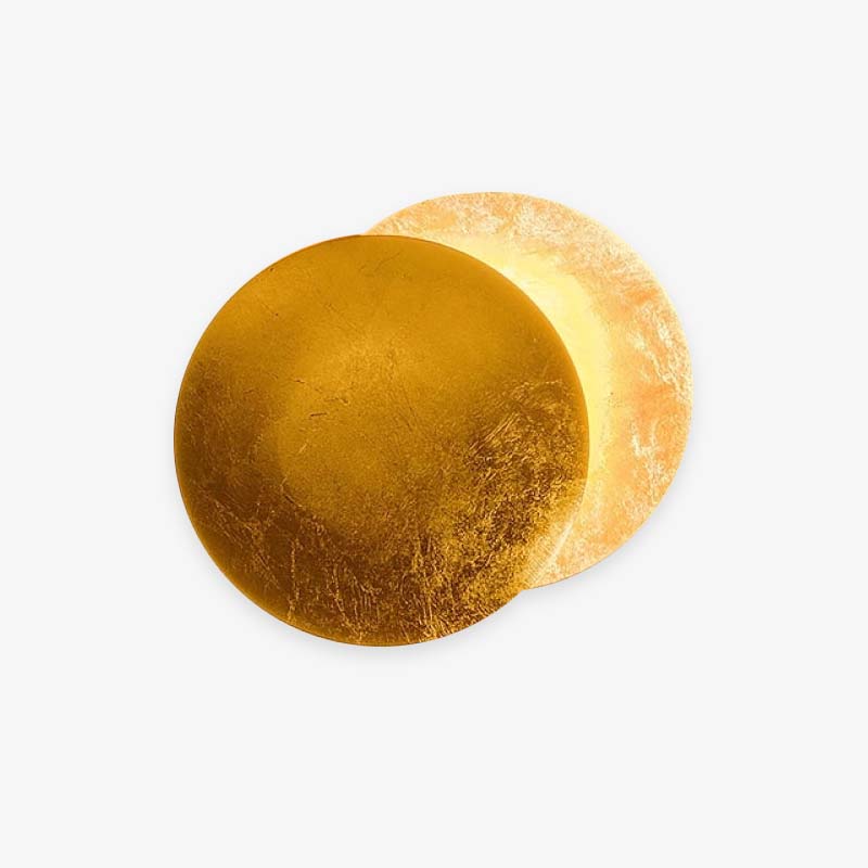 LED Wandlamp Metaal Rond Maandesign Warm Wit Licht Woonkamer Slaapkamer Modern Interieur Verlichting | Sulvida