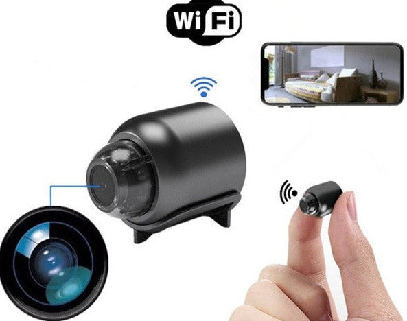 Mini Beveiligingscamera 1080P Full HD met Nachtzicht Bewegingsdetectie en Opname voor Thuis Kantoor en Bewaking | Sulvida