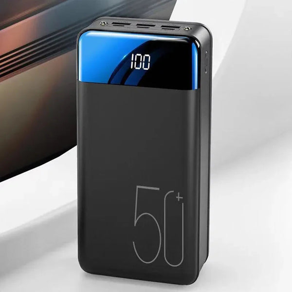 Externe Batterij 50.000 mAh met Snellaadtechnologie voor Laptop Tablet Smartphone Compact Draagbaar Powerbank | Sulvida