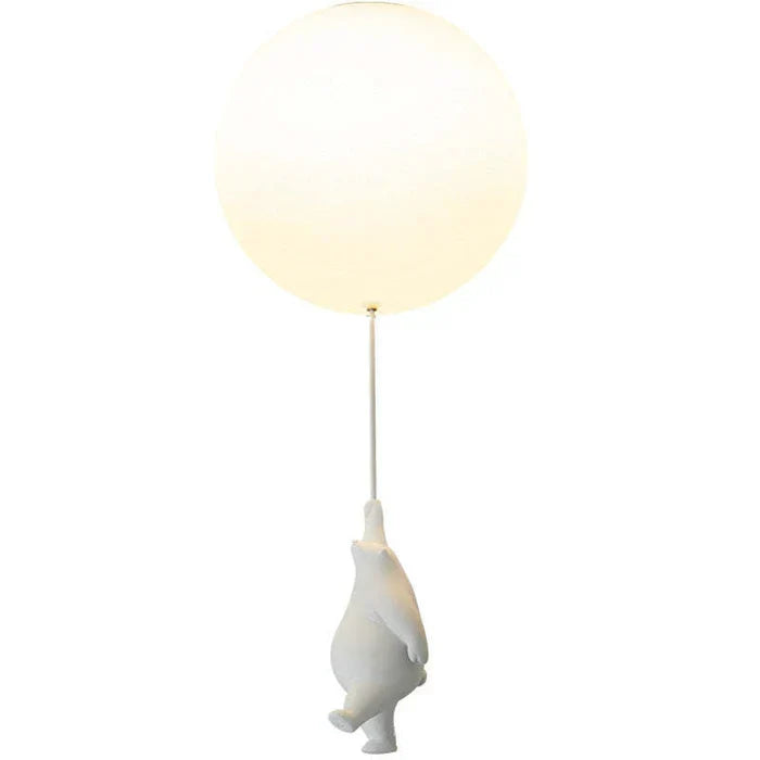 Kinder Plafondlamp met Beermotief en Ballon – Speelse Verlichting voor Kinderkamer en Babykamer | Sulvida