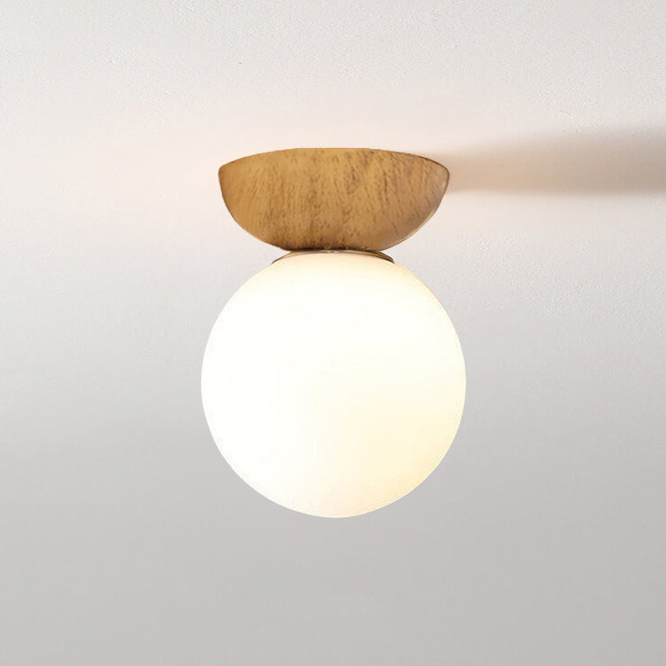 Glazen Hanglamp Metalen Frame Rond Design Woonkamer Slaapkamer Minimalistisch Sfeerlicht Plafondlamp | Sulvida