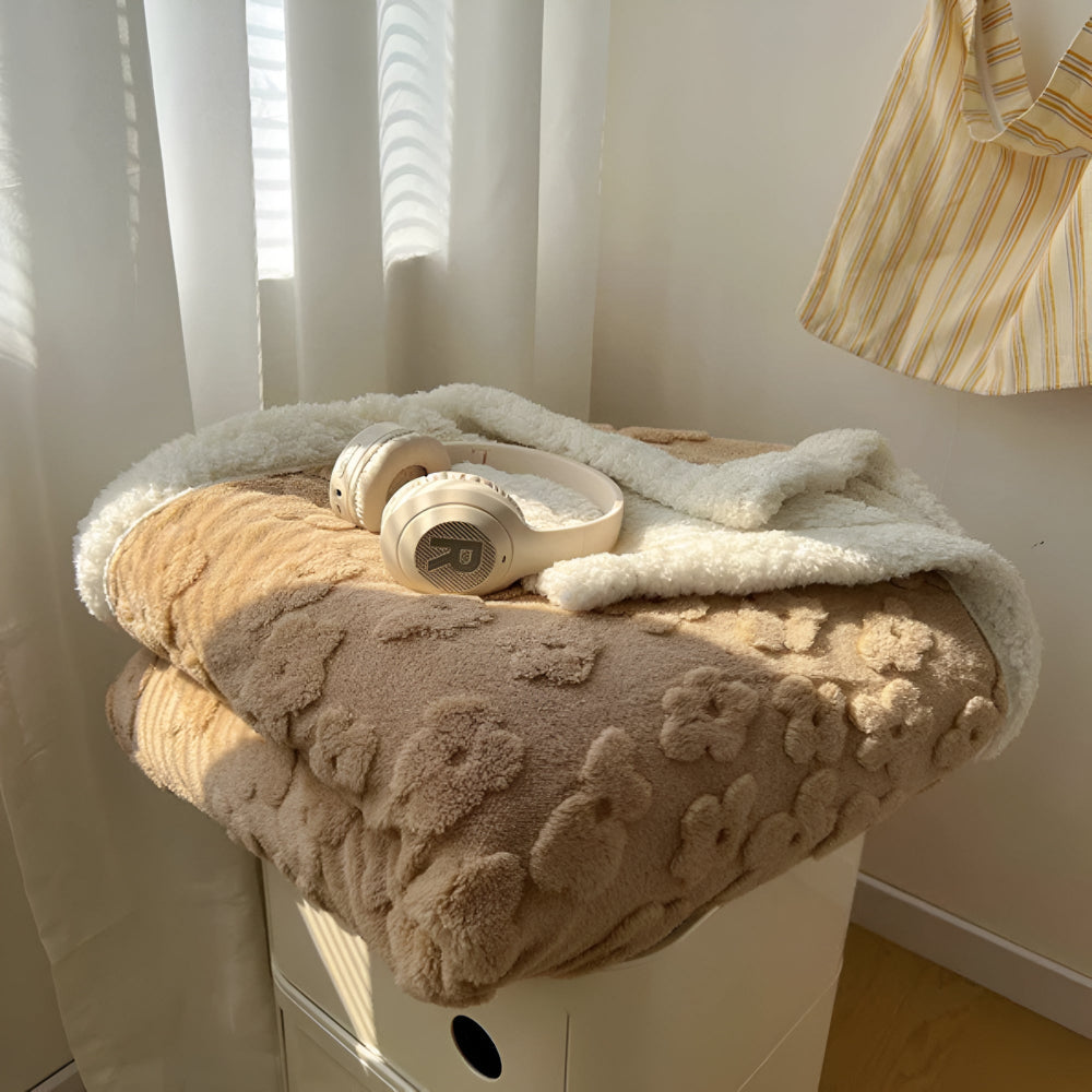 Sherpa Fleece Plaid Wolkensoft Zachte Deken Woonkamer Slaapkamer Bank Bed Decoratief Warm Vierseizoenen | Sulvida