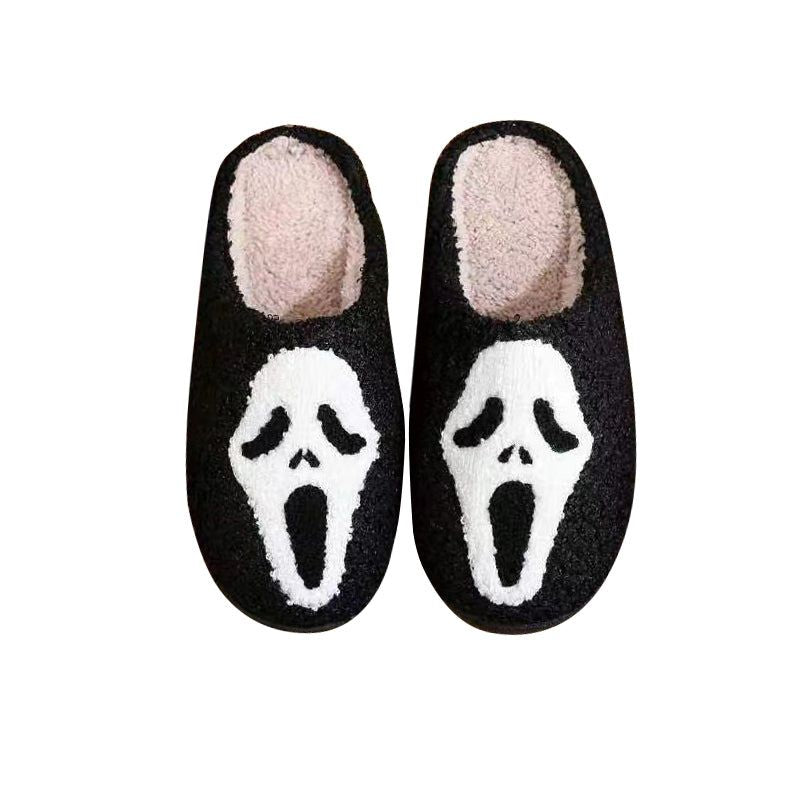 Halloween Huispantoffels met Pompoenenprint Antislip Zachte Binnenschoenen Comfortable Indoor Sloffen Volwassenen | Sulvida
