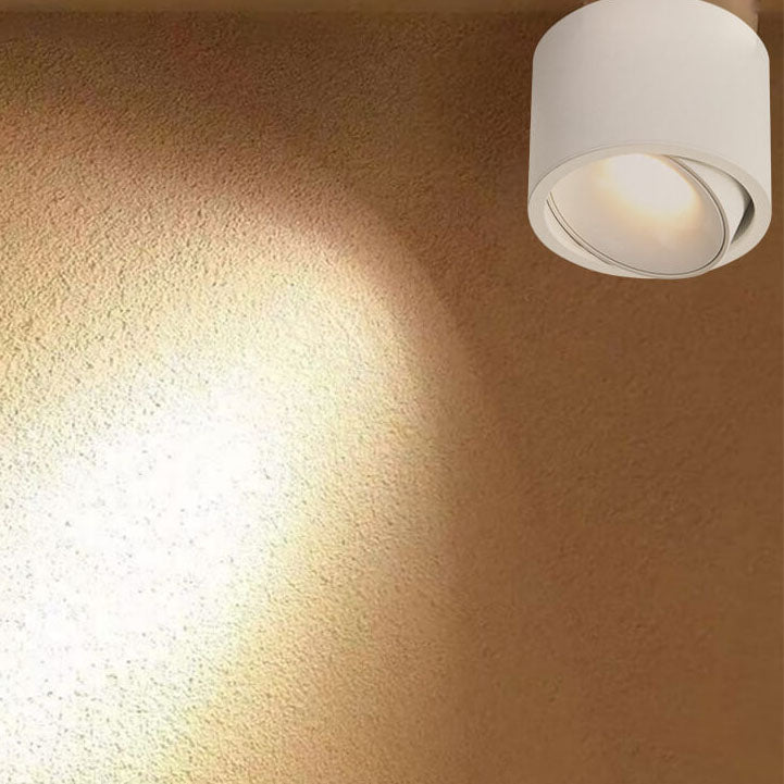 Instelbare plafondspot aluminium rond LED inbouwlamp woonkamer wit zwart wandspot modern plafondverlichting | Sulvida
