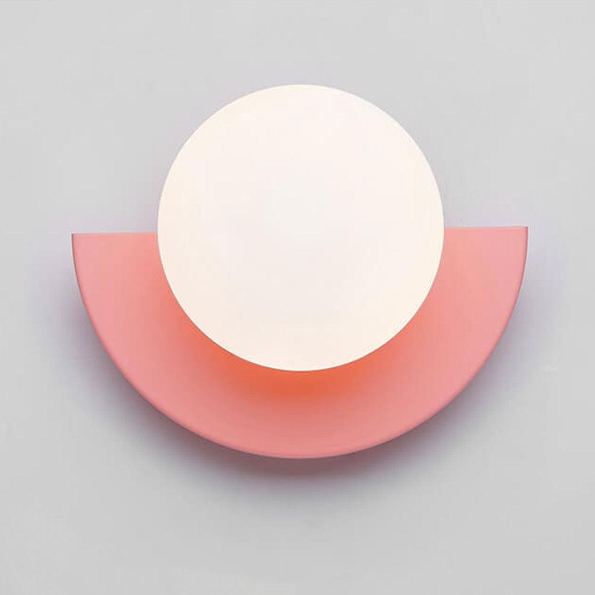Glazen Wandlamp Halve Bol IJzer Glas E14 Fitting 1 Lichtpunt Modern Design Slaapkamer Woonkamer Verlichting | Sulvida