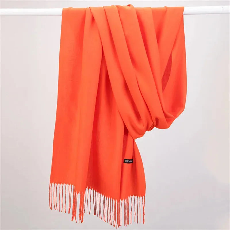 Kasjmieren Sjaal Effen Warm Winteraccessoire Dames Heren Zacht Luxe Herfst Winter Modieus Stijlvol Elegant | Sulvida