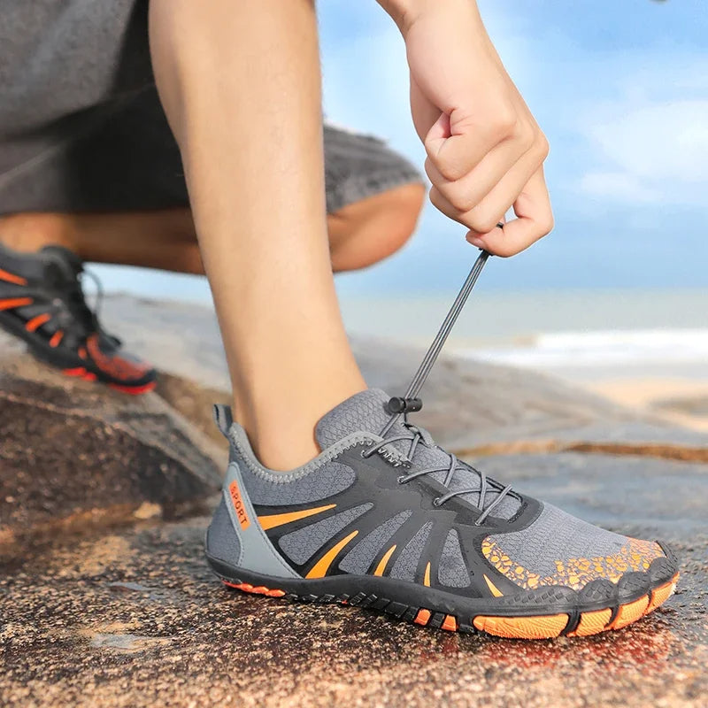 Waterschoenen met Vijfvingerontwerp Snel Drogend Air Mesh en Rubberen Zool voor Strand Zwemmen Watersport | Sulvida