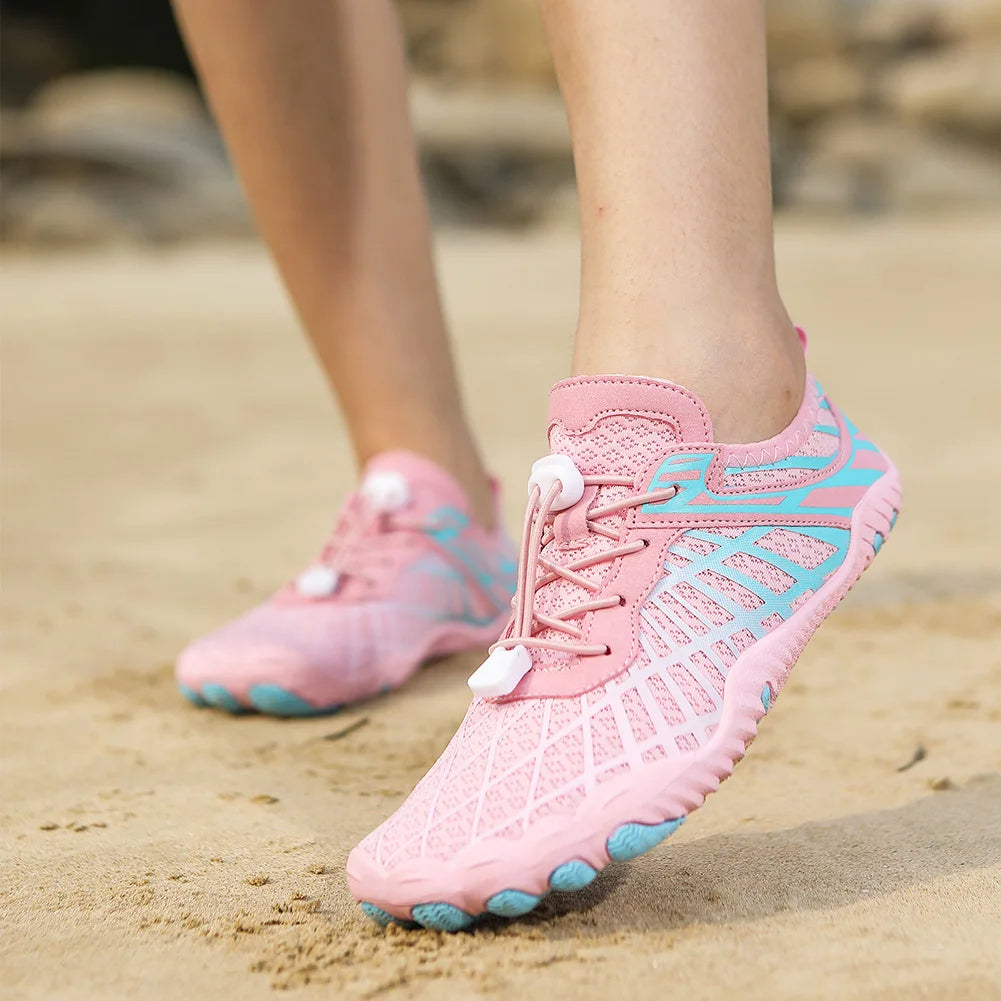 Aquaschoenen Waterschoenen Mesh Sneldrogend Anti-Slip Zwemmen Strand Surfen Watersport Unisex Zomer Vakantie | Sulvida
