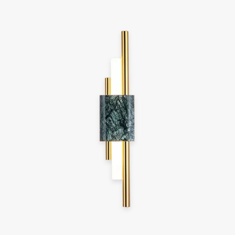 Wandlamp LED Marmer Metaal Goud Zwart Groen Slaapkamer Woonkamer Modern Interieur Sfeerverlichting Design | Sulvida