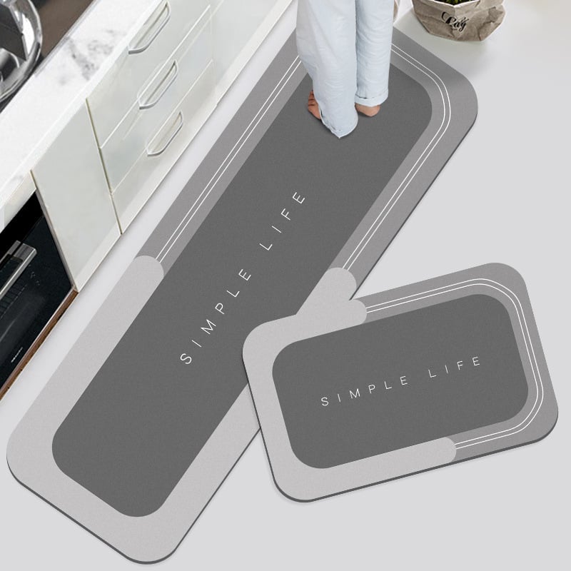 Antislip Badmat Ultra-Absorberend Sneldrogend – Veilig Zacht Microvezel – 40x60 50x80 50x160 Badkamer WC | Sulvida