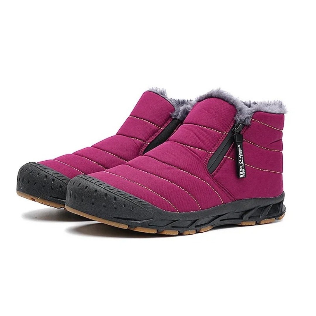 Waterdichte Winterlaarzen met Fleecevoering en Ritssluiting voor Heren en Dames Outdoor Wandelschoeisel Snow Boots | Sulvida