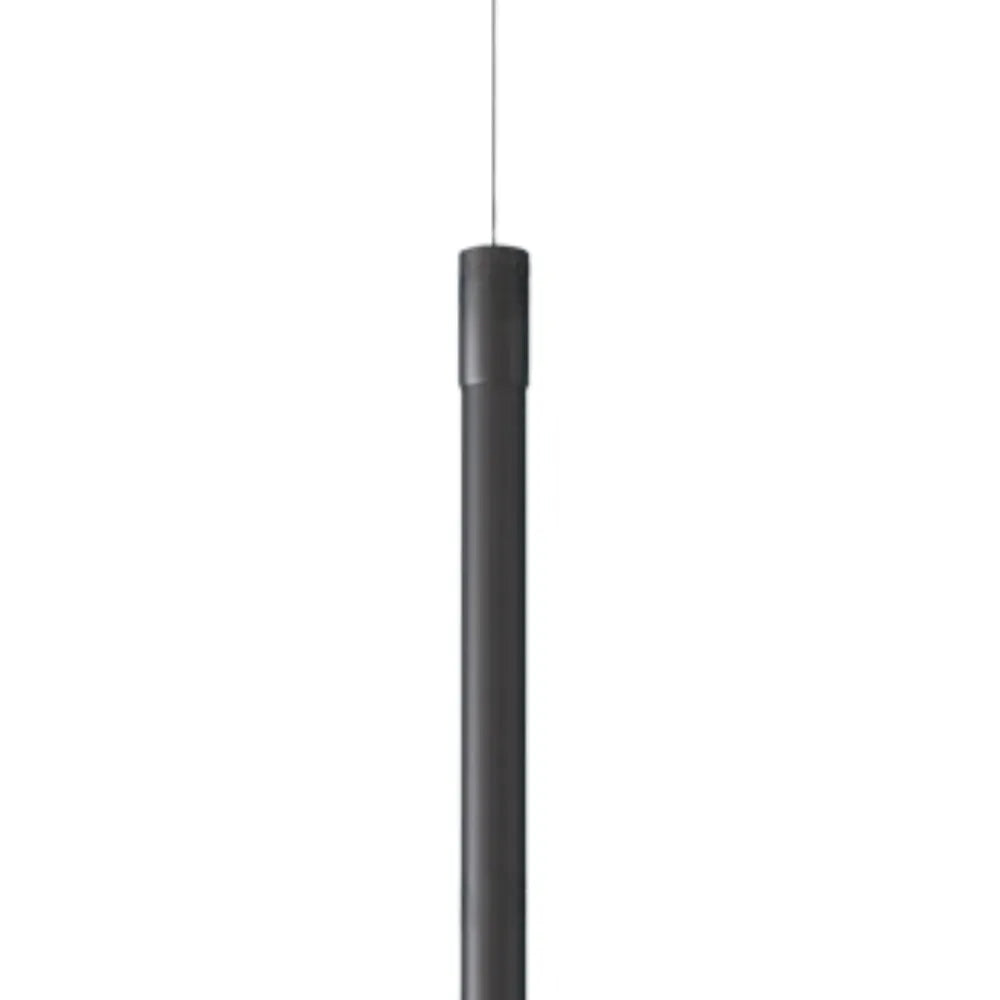 Minimalistische Hanglamp Zwart Metaal Slaapkamer Bedlampje Lineair Design Verstelbaar Modern Interieur | Sulvida