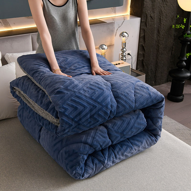 Sherpa Winterdeken met Vulling – Dikke Fleece Plaid Extra Warm en Zacht – Tweepersoonsbed Woonkamer – Knusse Sprei | Sulvida