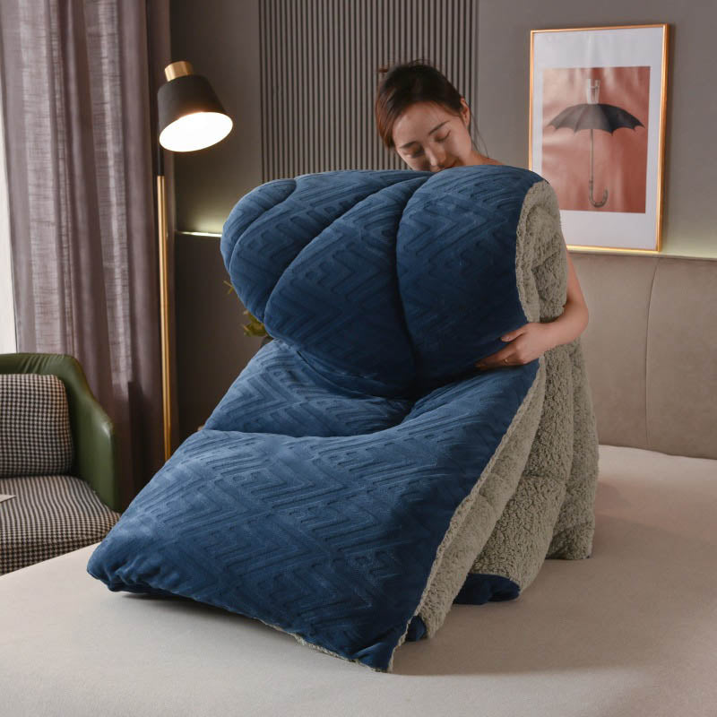 Sherpa Winterdeken met Vulling – Dikke Fleece Plaid Extra Warm en Zacht – Tweepersoonsbed Woonkamer – Knusse Sprei | Sulvida