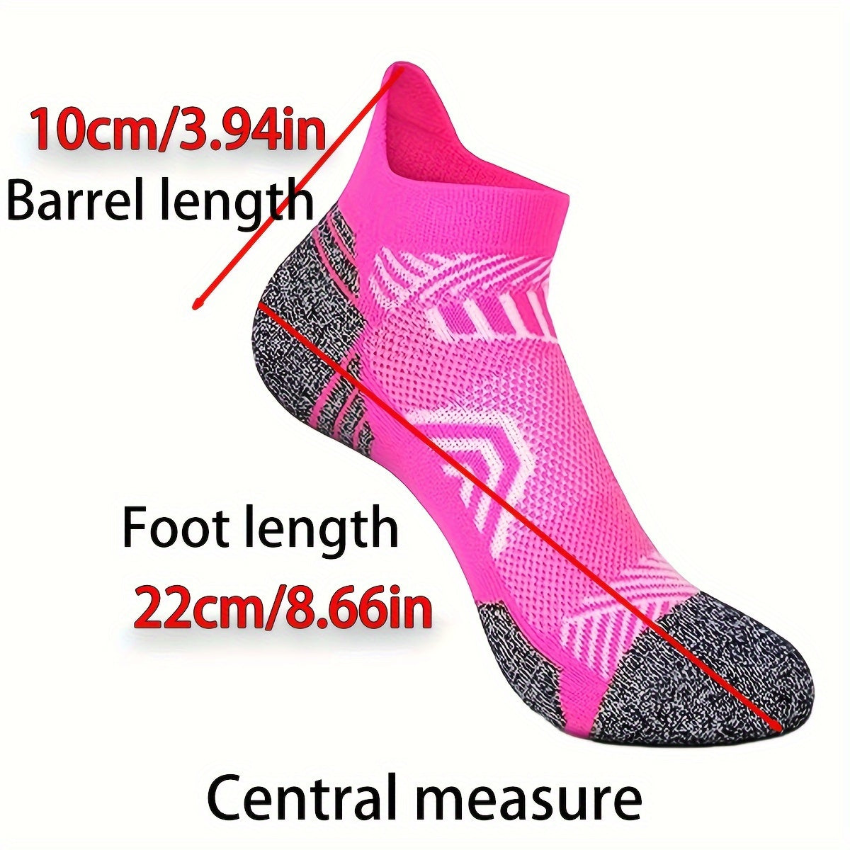 Dames Sportsokken Set Ademend Katoen – 5 Paar One Size Compressiesokken Hardlopen Wandelen Fitness Yoga | Sulvida