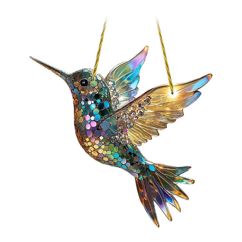 Decoratieve Raamhanger Vogel Acryl 20×20cm Lichtvangende Hummingbird Vensterversiering Tuindecoratie | Sulvida