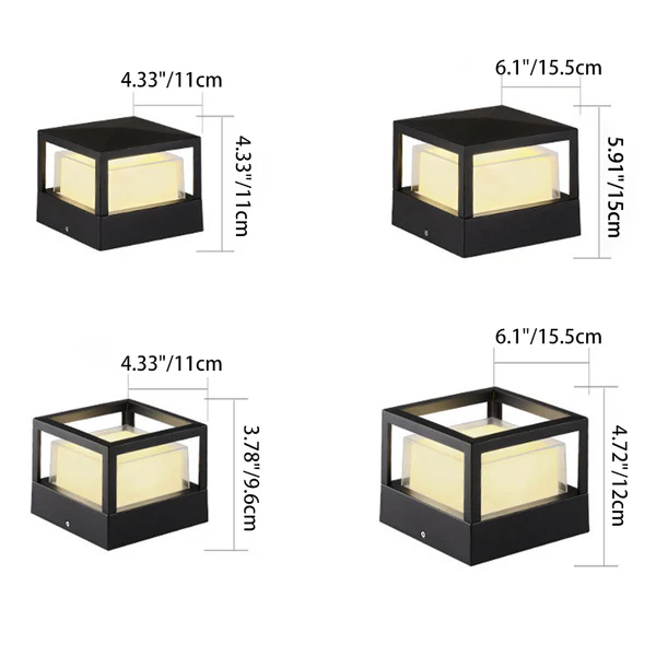 Buiten grondspot aluminium cilindervorm LED IP65 instelbaar waterdicht tuin verlichting terras paden | Sulvida