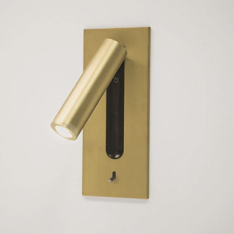Applique murale, lampe de lecture avec bras LED réglable et interrupteur pour chambre, table de chevet, éclairage de lecture moderne, lampe de chevet | Sulvida