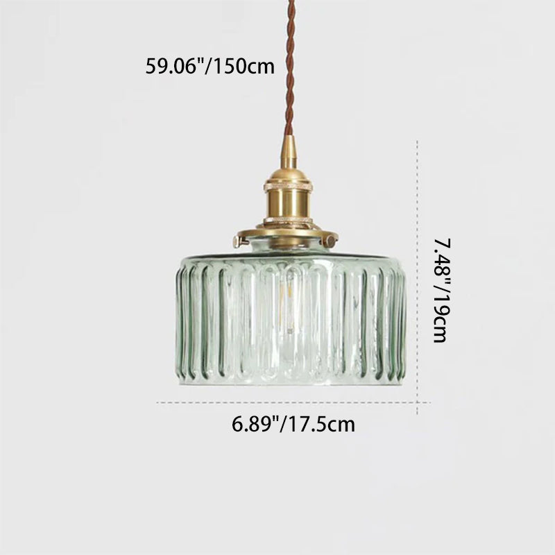 Glazen hanglamp met messing en glas rond design eenlichtpunt woonkamer eetkamer sfeervol tijdloos interieur | Sulvida
