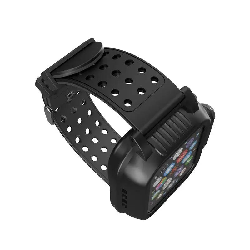 Bracelet de montre avec coque de protection pour Apple Watch Series 4 5 6 SE – Ensemble de protection assorti 44mm 42mm, accessoire | Sulvida
