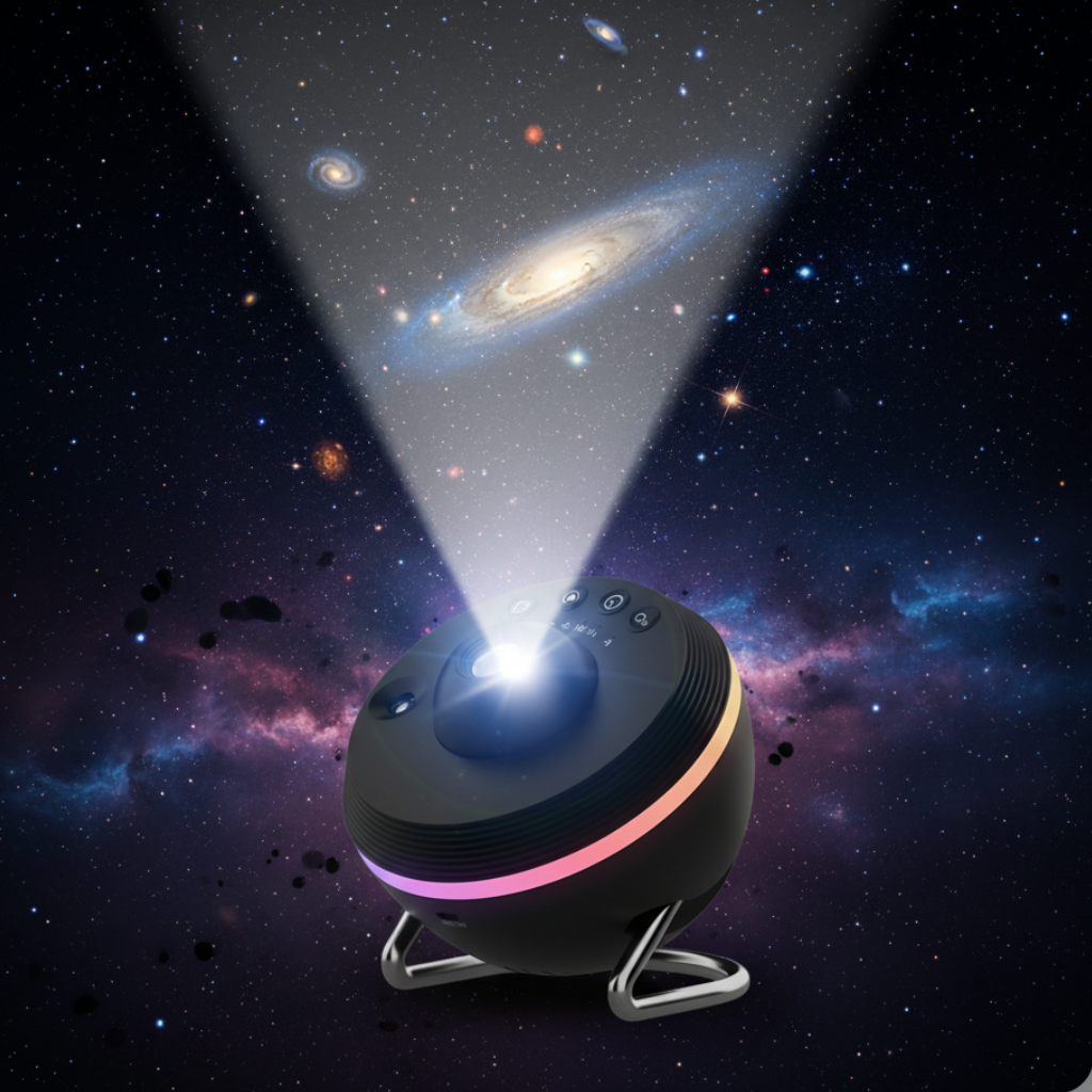 Sterrenhemel Projector met Uitwisselbare Schijven Melkweg Sterrenlicht Plafond Nachtlampje Sfeerverlichting | Sulvida