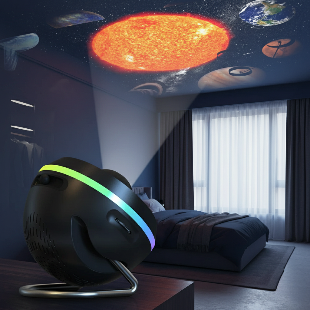 Sterrenhemel Projector met Uitwisselbare Schijven Melkweg Sterrenlicht Plafond Nachtlampje Sfeerverlichting | Sulvida