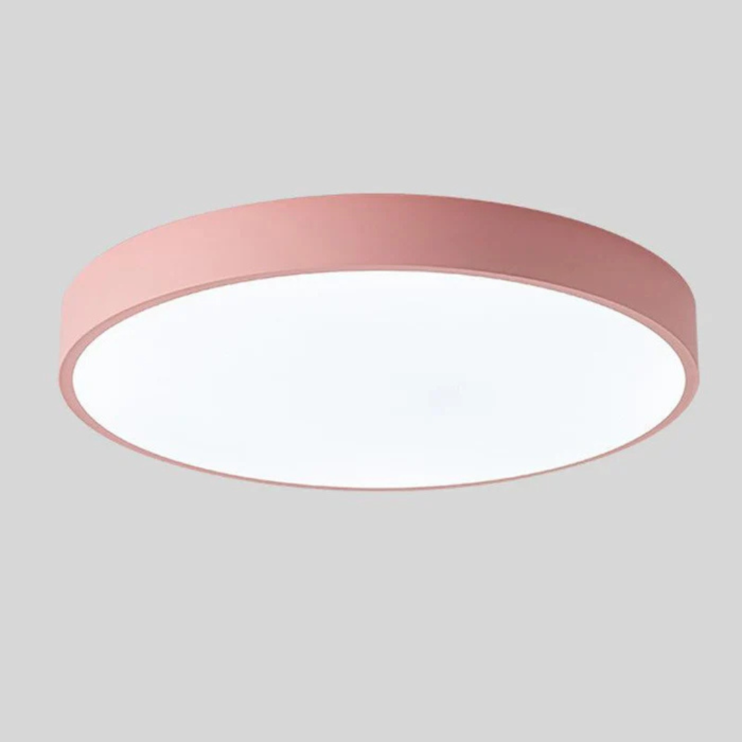 Plafondlamp Hout & Acryl Scandinavisch Design Warm Licht Ø23/30cm Slaapkamer Woonkamer Energiezuinige LED | Sulvida