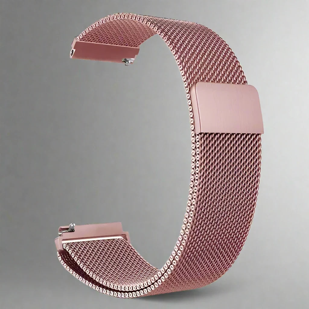 Bracelet en maille milanaise métallique pour montre connectée Garmin Venu, bracelet de remplacement en acier, accessoire | Sulvida