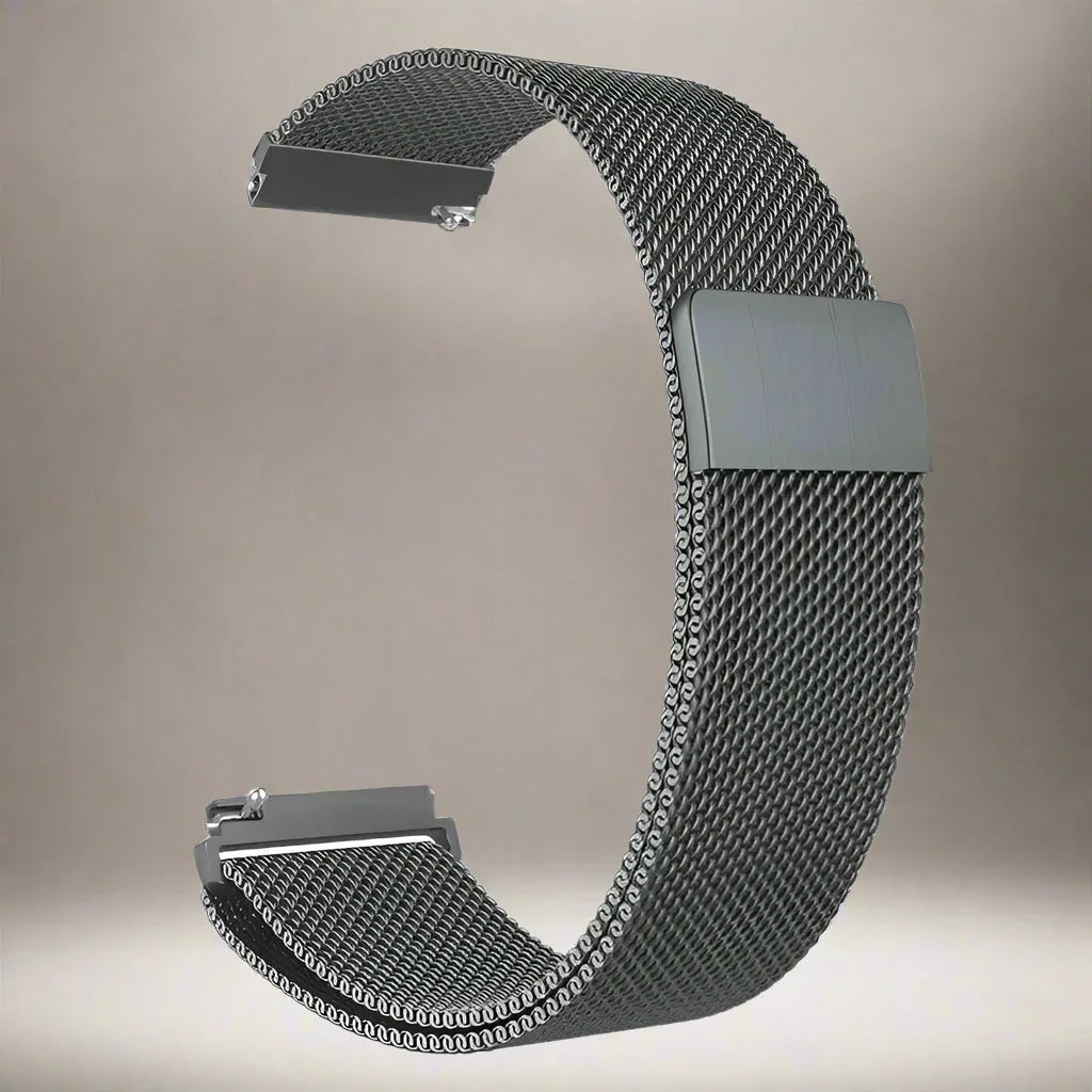 Bracelet en maille milanaise métallique pour montre connectée Garmin Venu, bracelet de remplacement en acier, accessoire | Sulvida