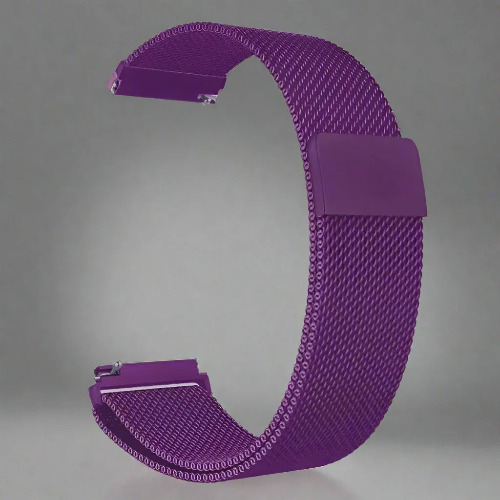 Bracelet en maille milanaise métallique pour montre connectée Garmin Venu, bracelet de remplacement en acier, accessoire | Sulvida