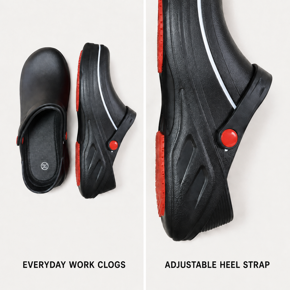 Chaussures de travail imperméables, antidérapantes et résistantes à l’huile pour la cuisine, le bâtiment et la restauration, résistantes aux glissades et à l’humidité | Sulvida