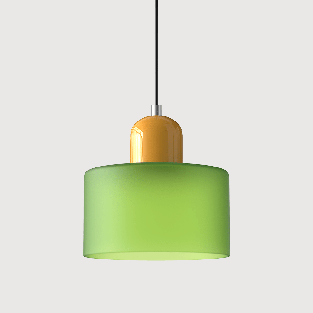 Glazen Hanglamp Bauhaus Design Goudkleurig Metaal E27 Fitting Eetkamer Woonkamer Verstelbaar Moderne Verlichting | Sulvida