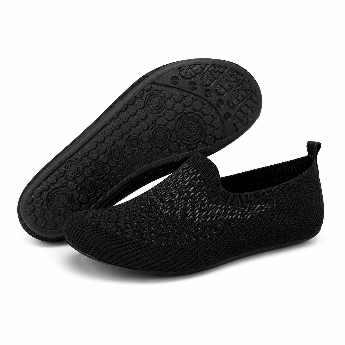 Gebreide Barefoot Instapschoenen Heren Lichtgewicht Ademend Walking Sportschoenen Flexibel Comfortabel | Sulvida