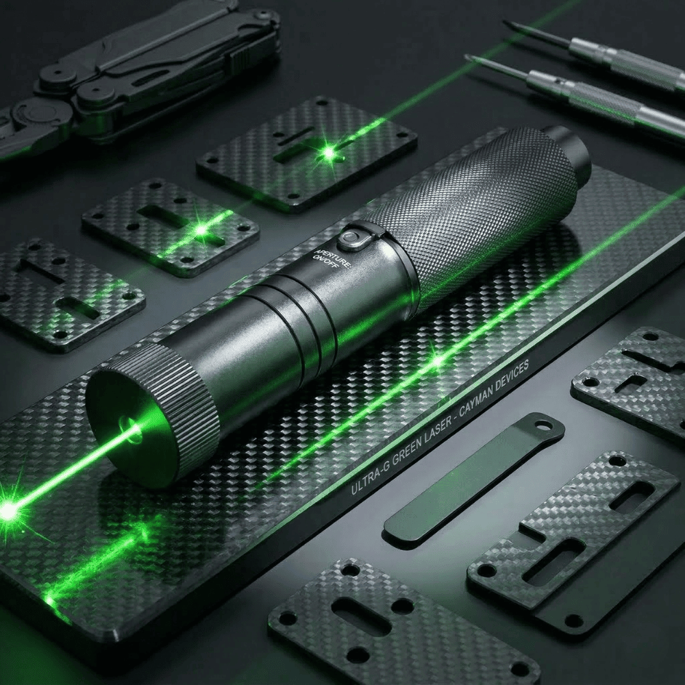 Krachtige Oplaadbare Laserpointer met Instelbare Focus 10 km Bereik Groen Rood voor Presentaties Astronomie | Sulvida