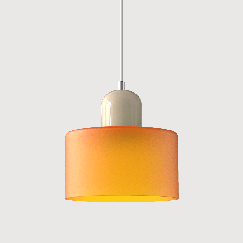 Glazen Hanglamp Bauhaus Design Goudkleurig Metaal E27 Fitting Eetkamer Woonkamer Verstelbaar Moderne Verlichting | Sulvida