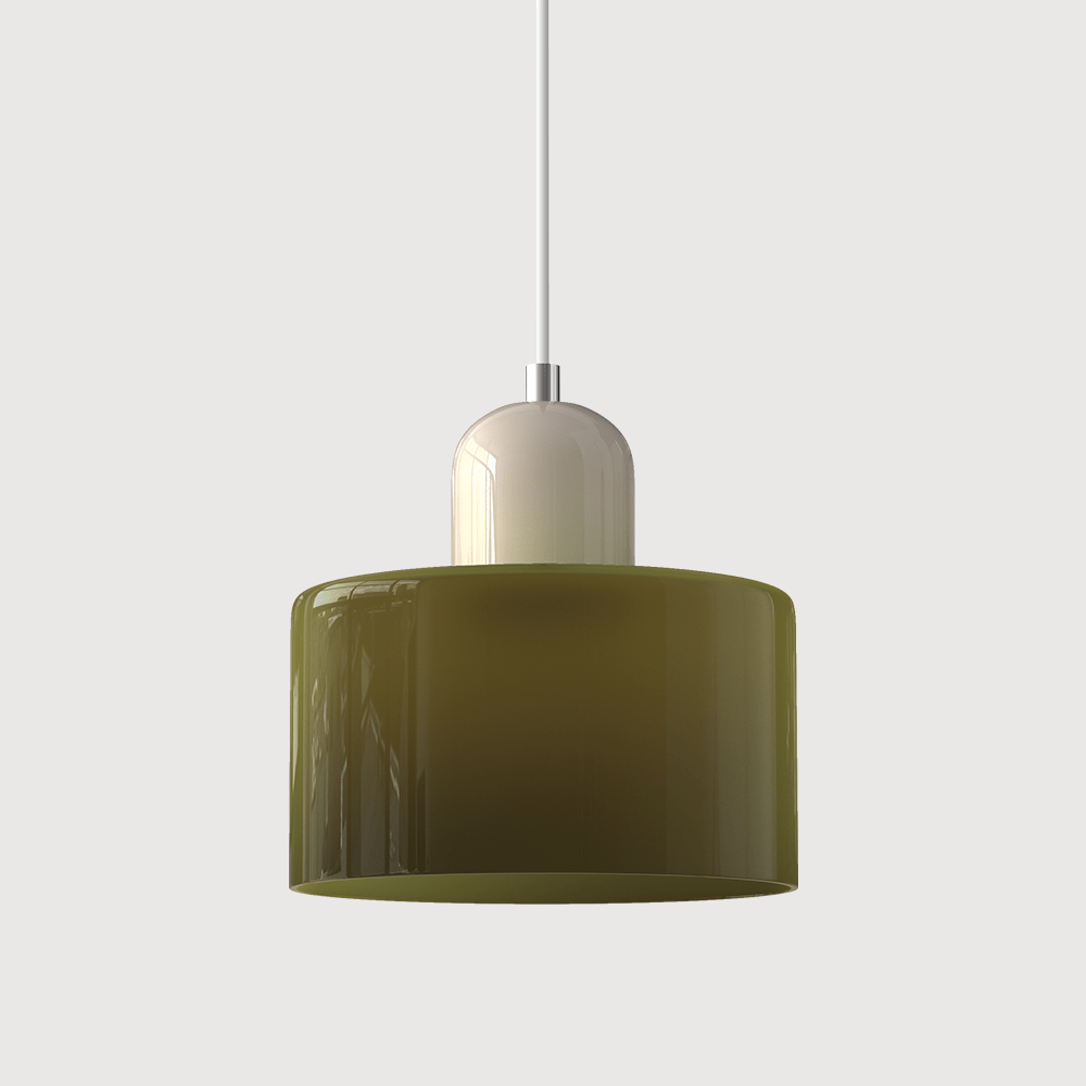 Glazen Hanglamp Bauhaus Design Goudkleurig Metaal E27 Fitting Eetkamer Woonkamer Verstelbaar Moderne Verlichting | Sulvida