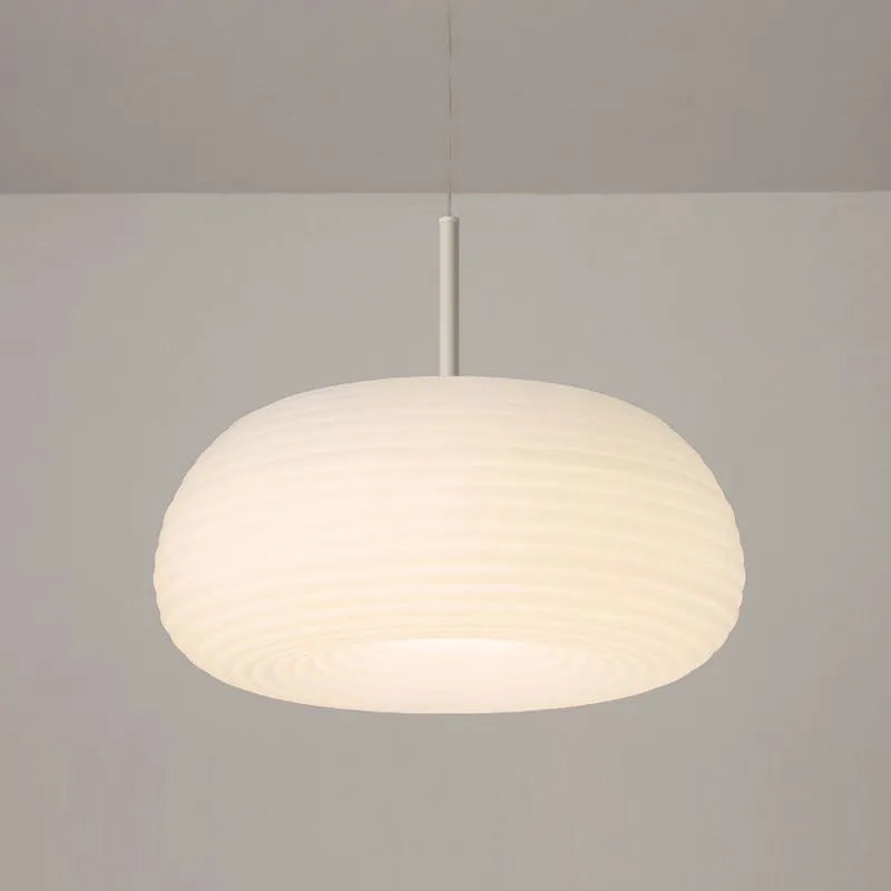 Hanglamp Wit Acryl Ovaal Dimbaar LED Verlichting Woonkamer Eetkamer Slaapkamer Modern Design Stijlvol Elegant | Sulvida