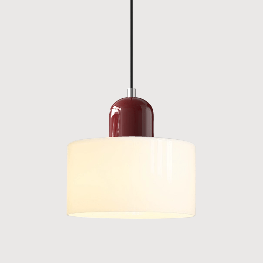 Glazen Hanglamp Bauhaus Design Goudkleurig Metaal E27 Fitting Eetkamer Woonkamer Verstelbaar Moderne Verlichting | Sulvida