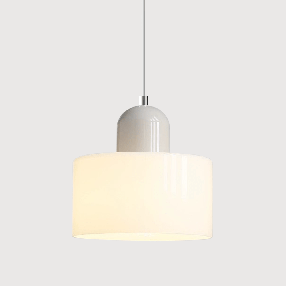 Glazen Hanglamp Bauhaus Design Goudkleurig Metaal E27 Fitting Eetkamer Woonkamer Verstelbaar Moderne Verlichting | Sulvida