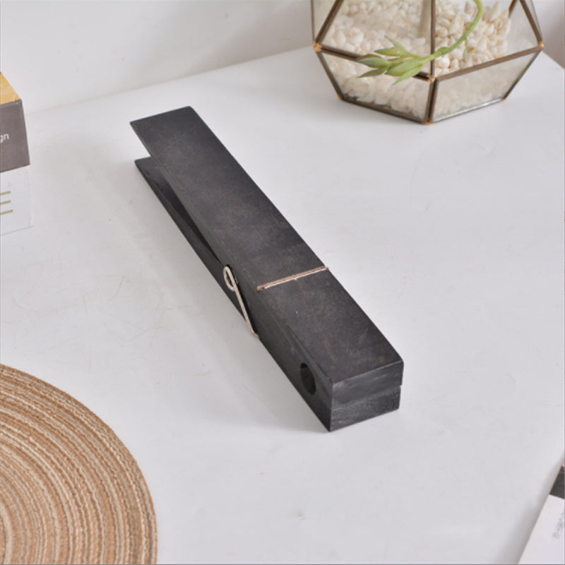 Houten Knijper Handdoekhouder Wandmontage Badkamer Keuken Vintage Decoratief Rustiek Design 22 cm Landelijk | Sulvida