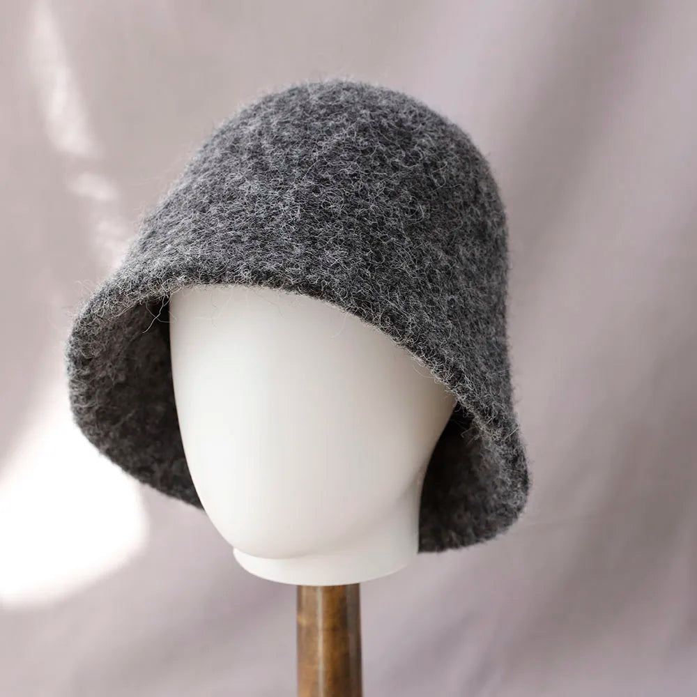 Wollenhoeden voor Dames – Vissersmuts Winterhoed Bucket Hat Warm & Comfortabel Tijdloos Design Streetwear | Sulvida