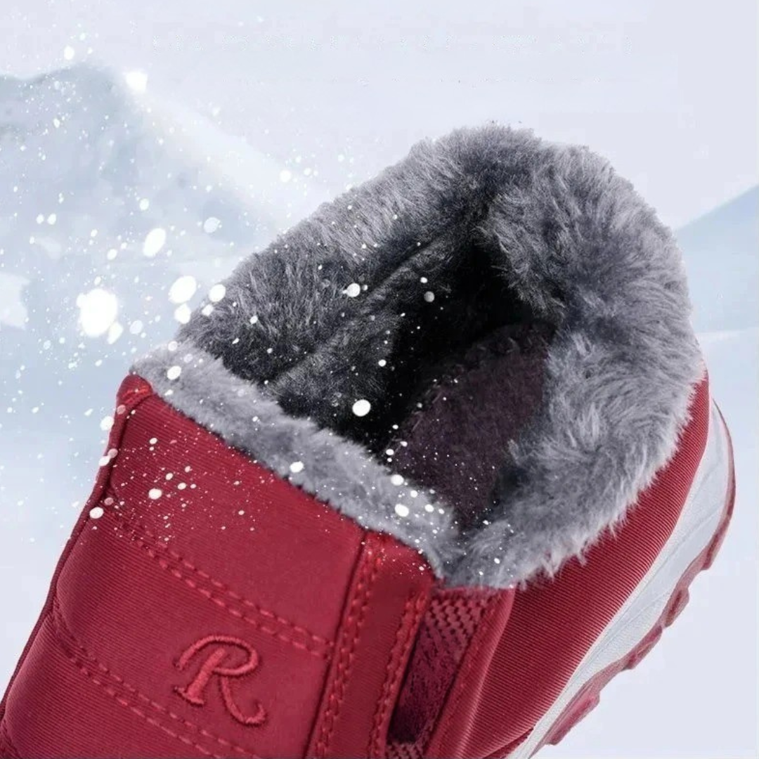Dames Winterlaarzen Knöchelhoog Waterafstotend Warm Gevoerd Elastische Instap Comfortabel Snowboots Antislip | Sulvida