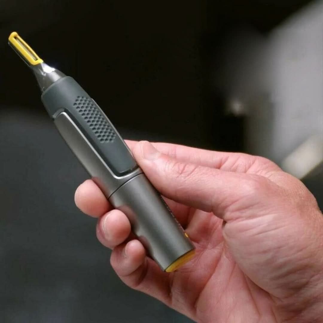Precisietrimmer met LED-lamp voor neus oren baard wenkbrauwen trimmen verzorging draadloos scheerapparaat | Sulvida