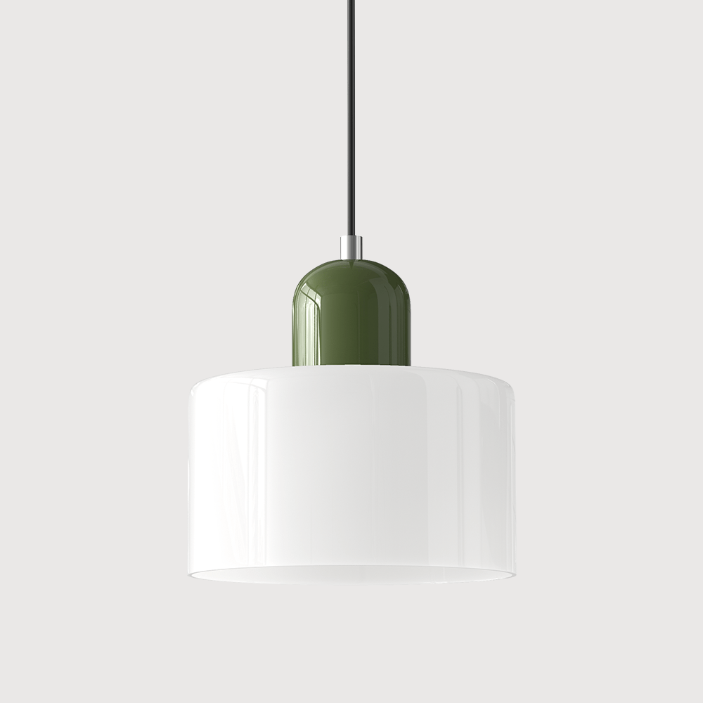 Glazen Hanglamp Bauhaus Design Goudkleurig Metaal E27 Fitting Eetkamer Woonkamer Verstelbaar Moderne Verlichting | Sulvida