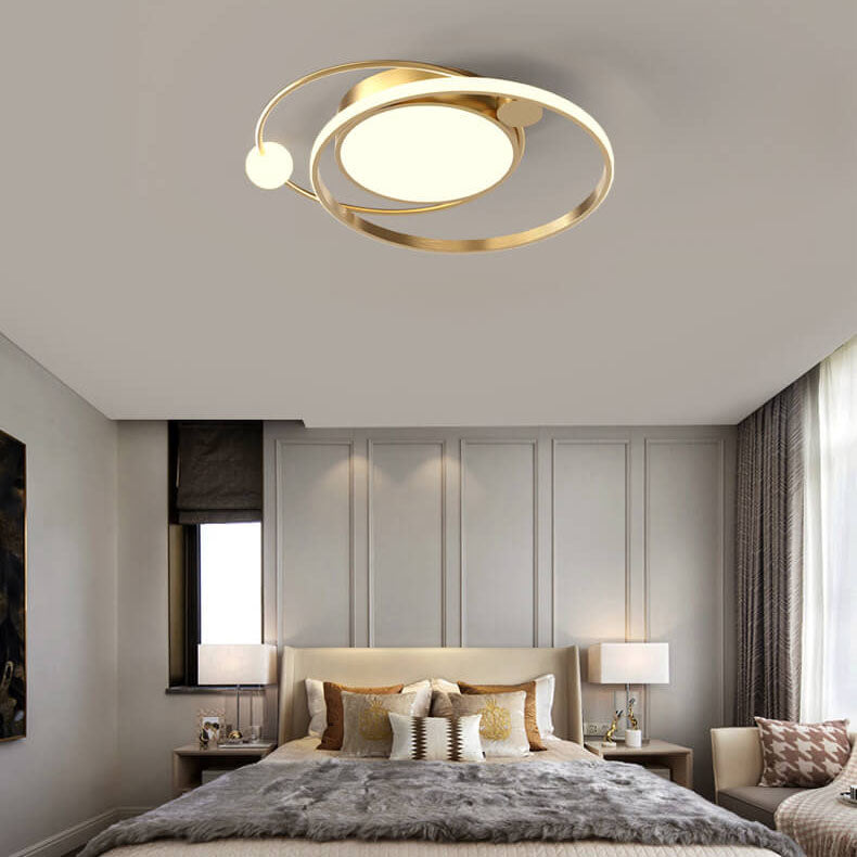 Ronde LED Plafondlamp Scandinavisch Minimalistisch Design Ø50-61cm Sfeervol Licht Woonkamer Slaapkamer Keuken | Sulvida