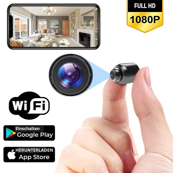 Full HD WiFi Bewakingscamera met Nachtzicht en Bediening op Afstand voor Thuis en Kantoor 120° Groothoek | Sulvida