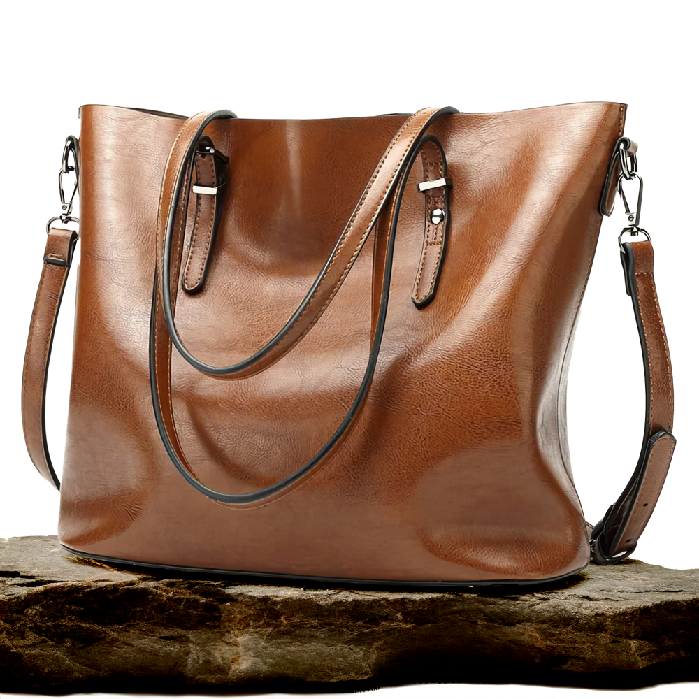 Vintage Schoudertas Leer Bruin Wijn Rood Zwart Crossbody Flap Magnetische Sluiting Verstelbare Riem Dames | Sulvida