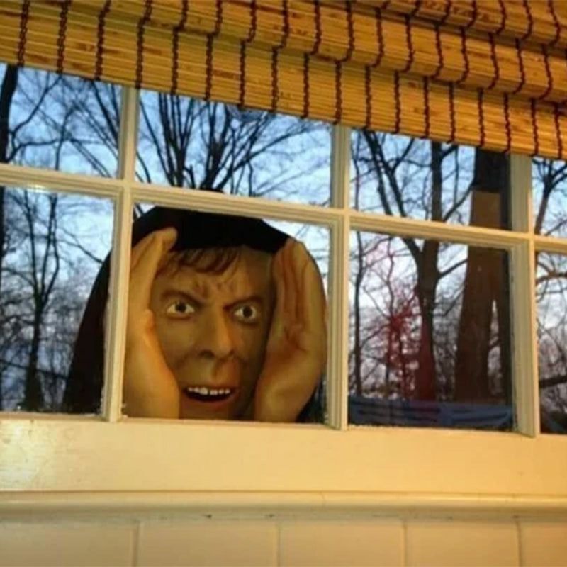 Halloween Raamdecoratie met Gluurder Ogen Lichtgevend Effect Spookachtige Sfeer Binnen Buiten Griezelige Ambiance | Sulvida